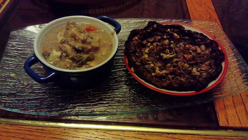 recette blanquette de veau ; champignon farci