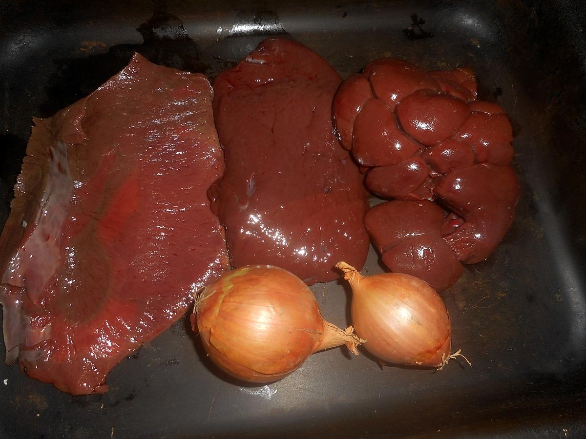 recette Brochettes de foie ,coeur, rognon de boeuf