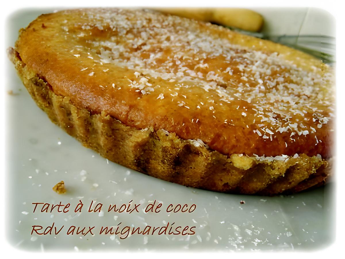 recette THE tarte à la noix de coco