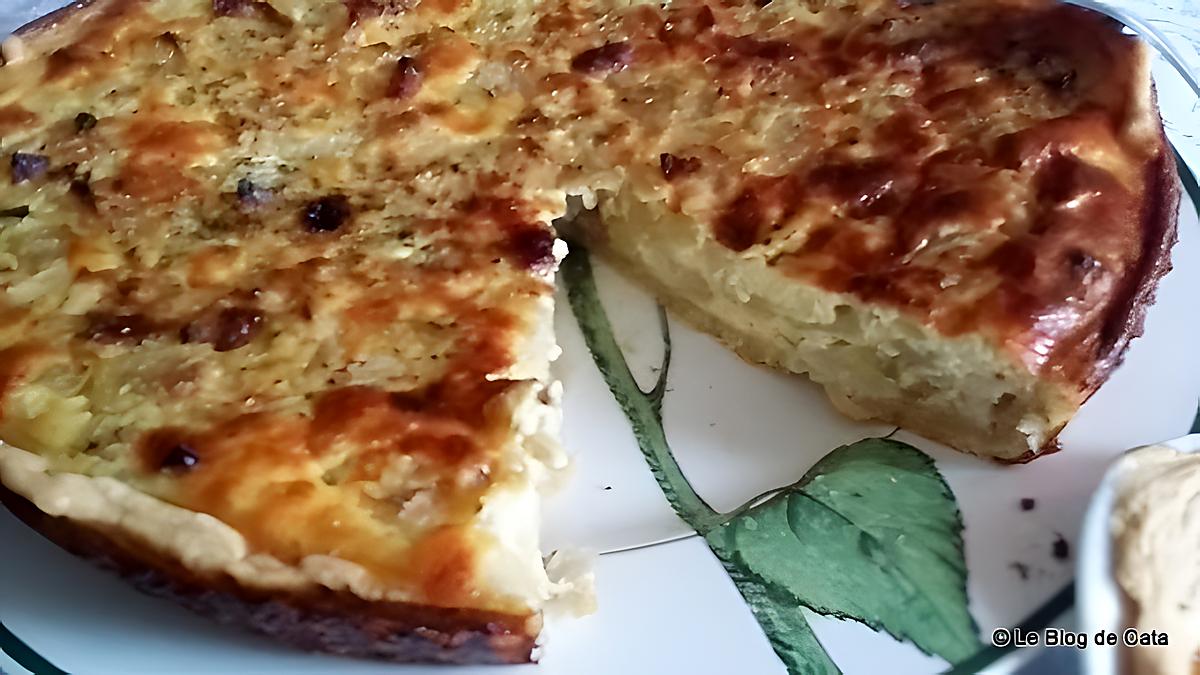 recette Tarte à l'oignon et origan