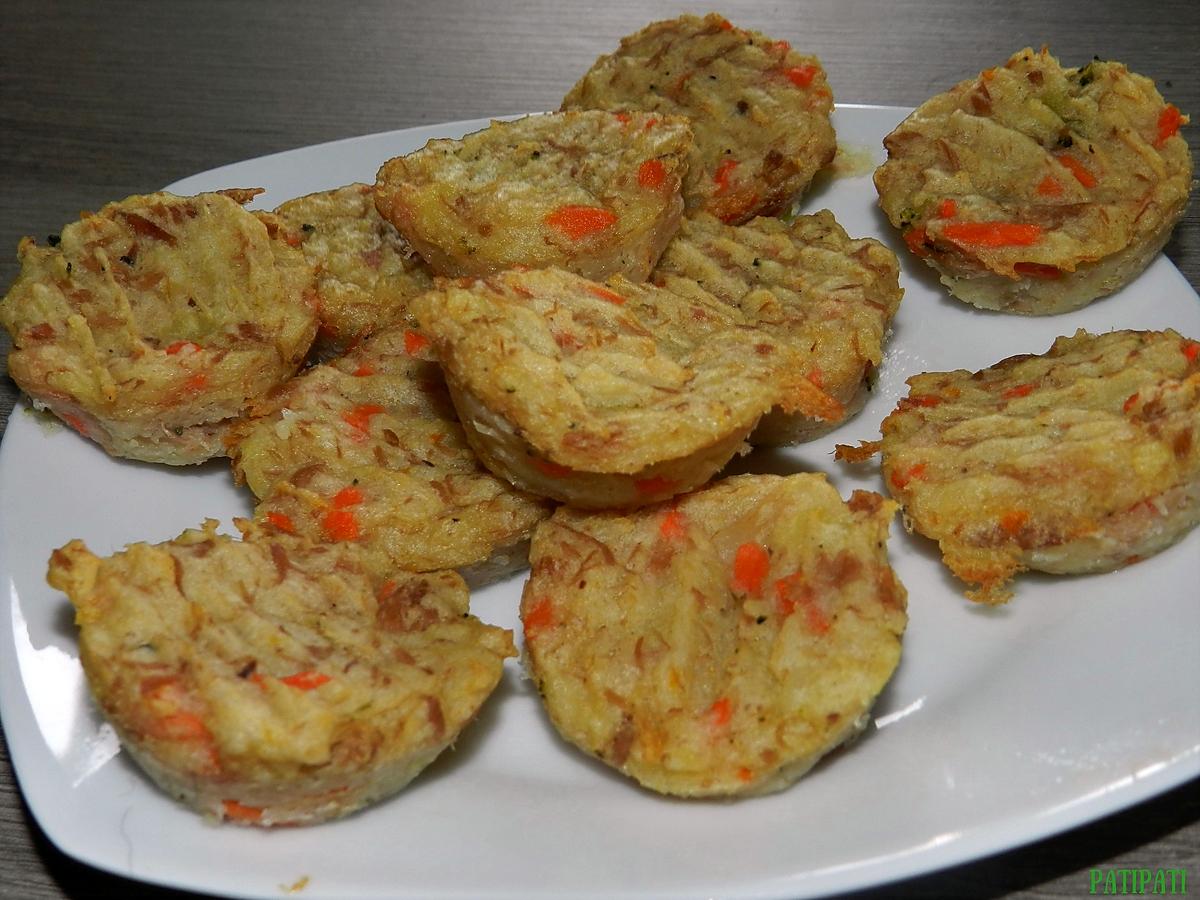 recette Minis muffins au thon et légumes