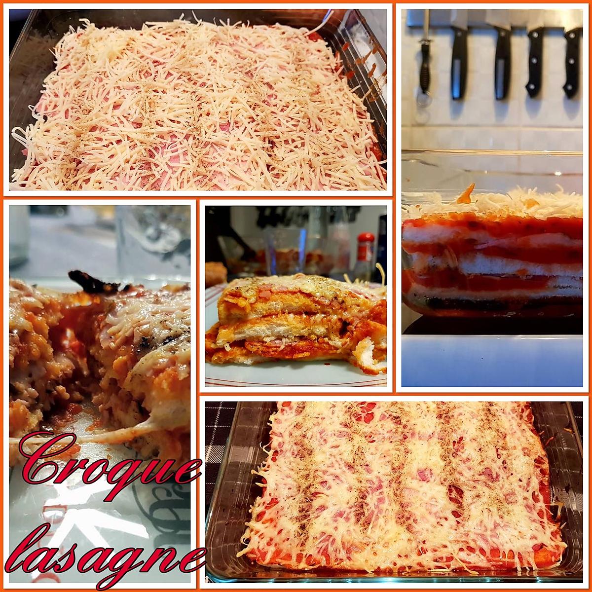 recette Croque lasagne