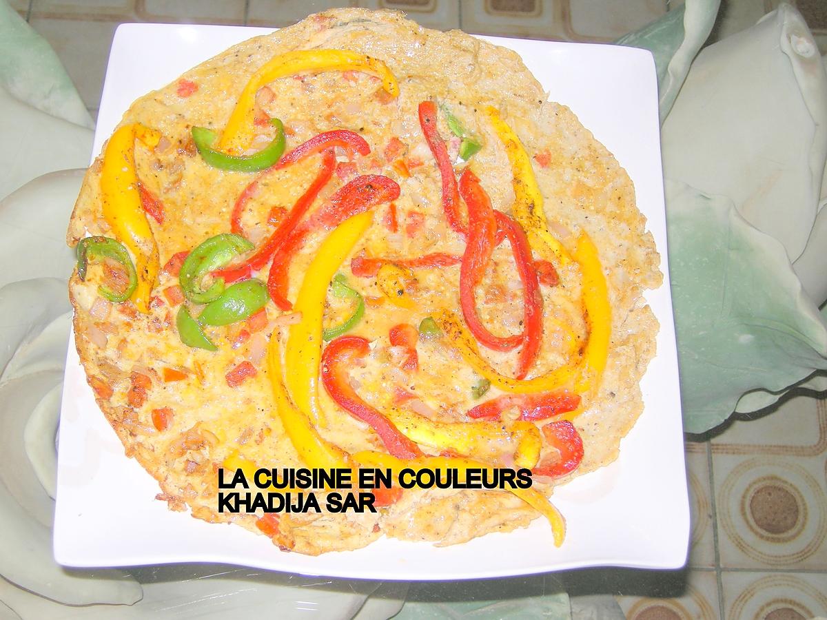 recette Omelette pizza à ma façon