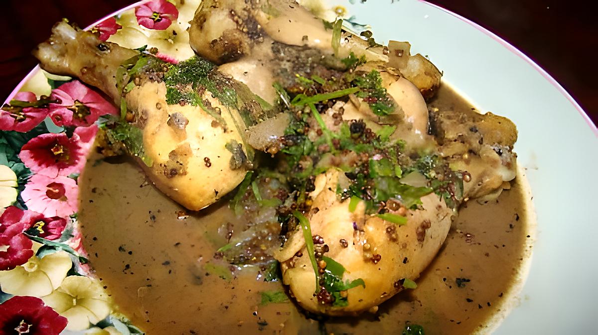 recette Poulet aux graines de coriandre et de moutarde