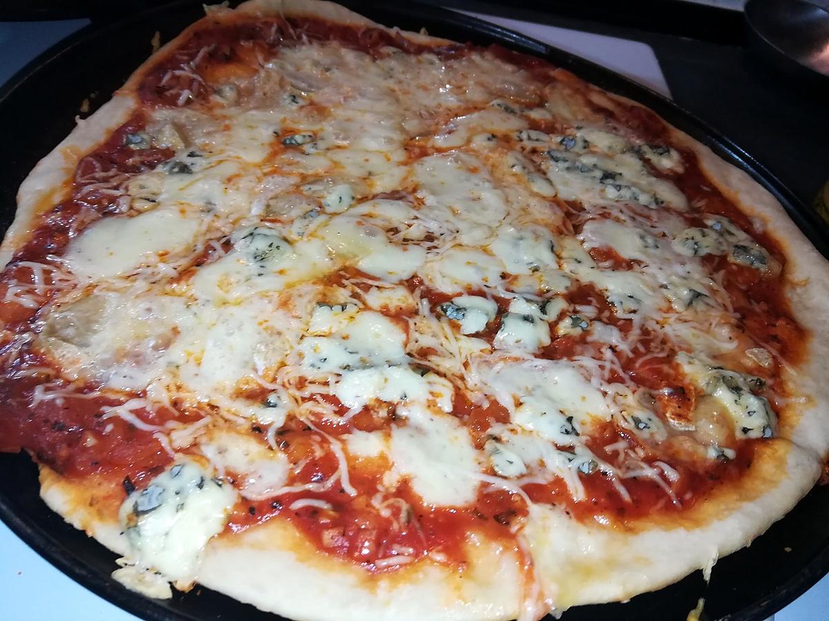 recette Pizzas 4 fromages