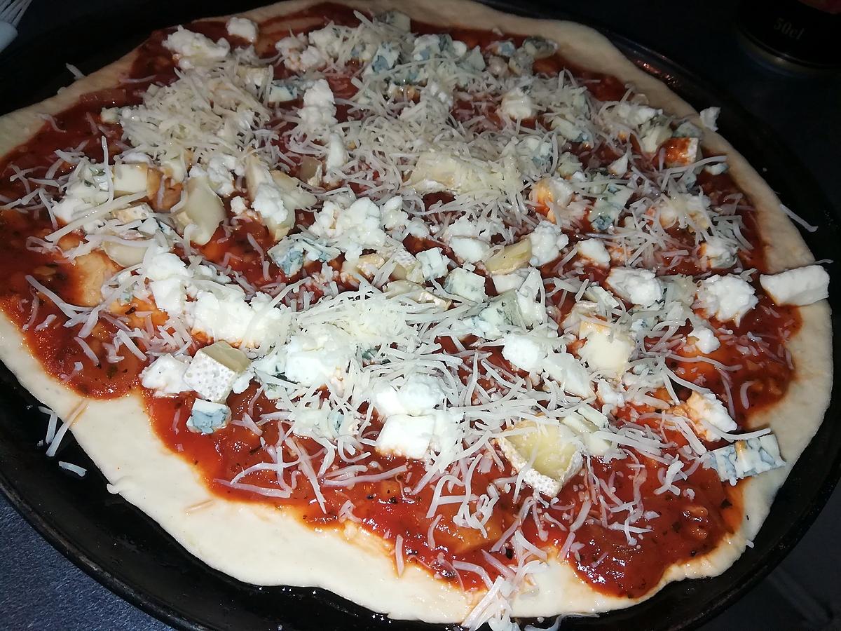 recette Pizzas 4 fromages
