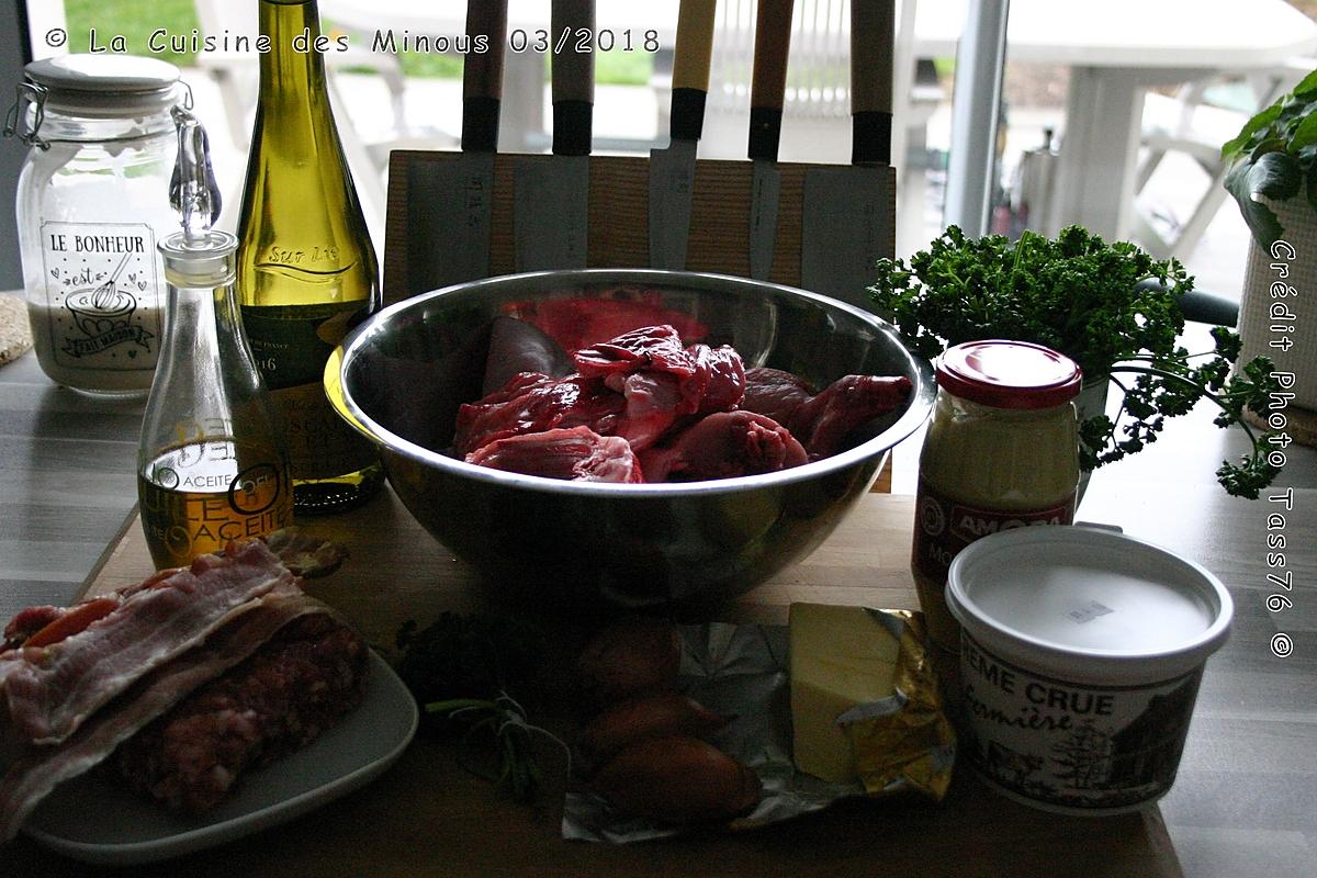 recette Lapin Aux Boulettes et Tagliatelles de ma Grand Mère