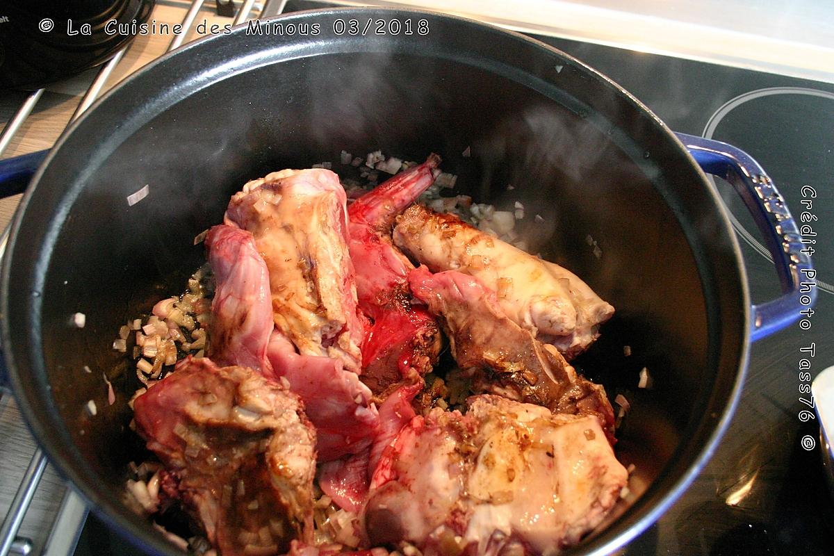 recette Lapin Aux Boulettes et Tagliatelles de ma Grand Mère