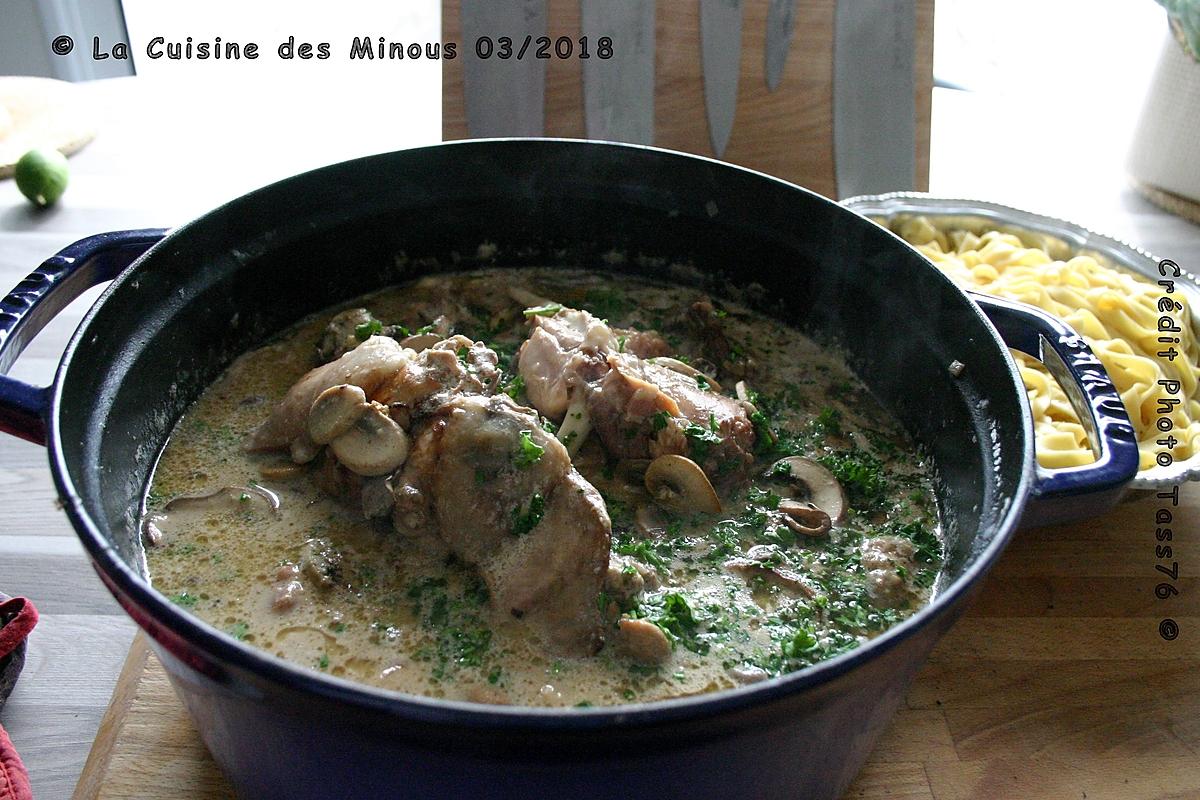 recette Lapin Aux Boulettes et Tagliatelles de ma Grand Mère