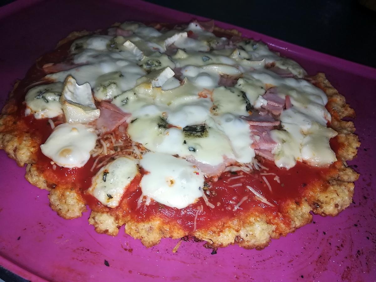 recette Pizza pâte a la chapelure