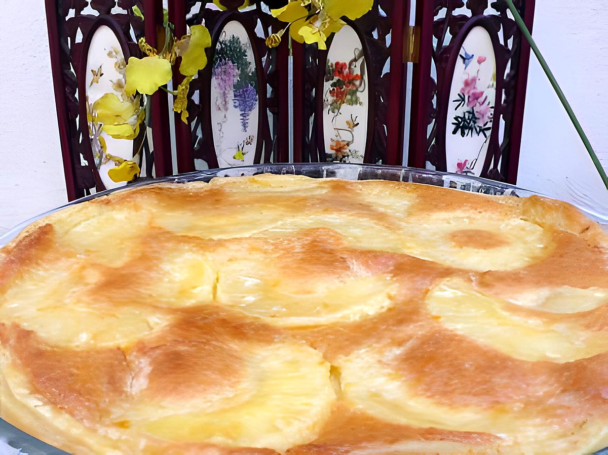 recette TARTE A L'ANANAS ET FRANCHIPANE