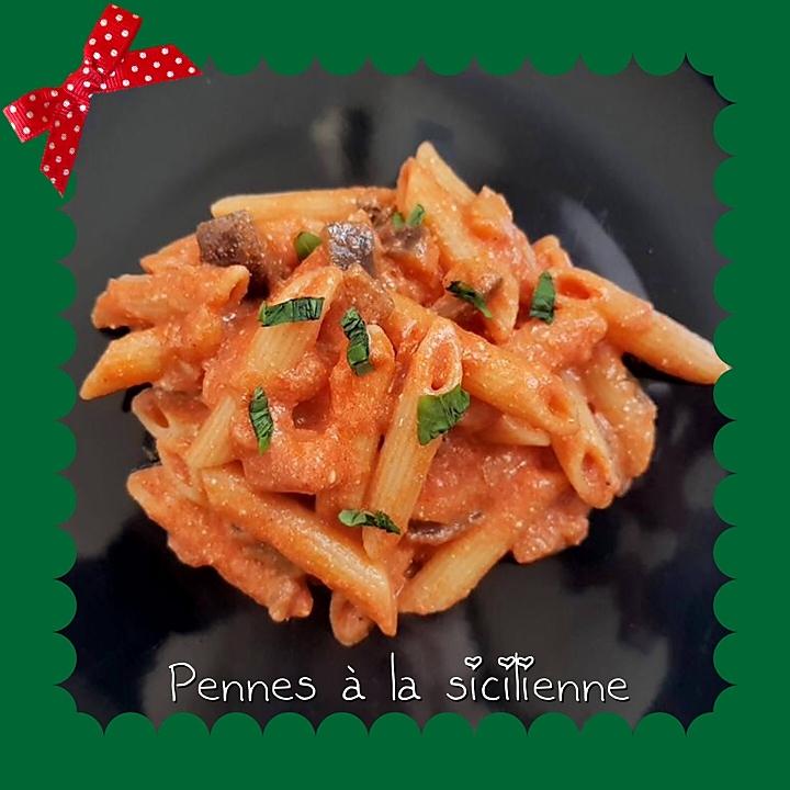 recette Pennes à la sicilienne