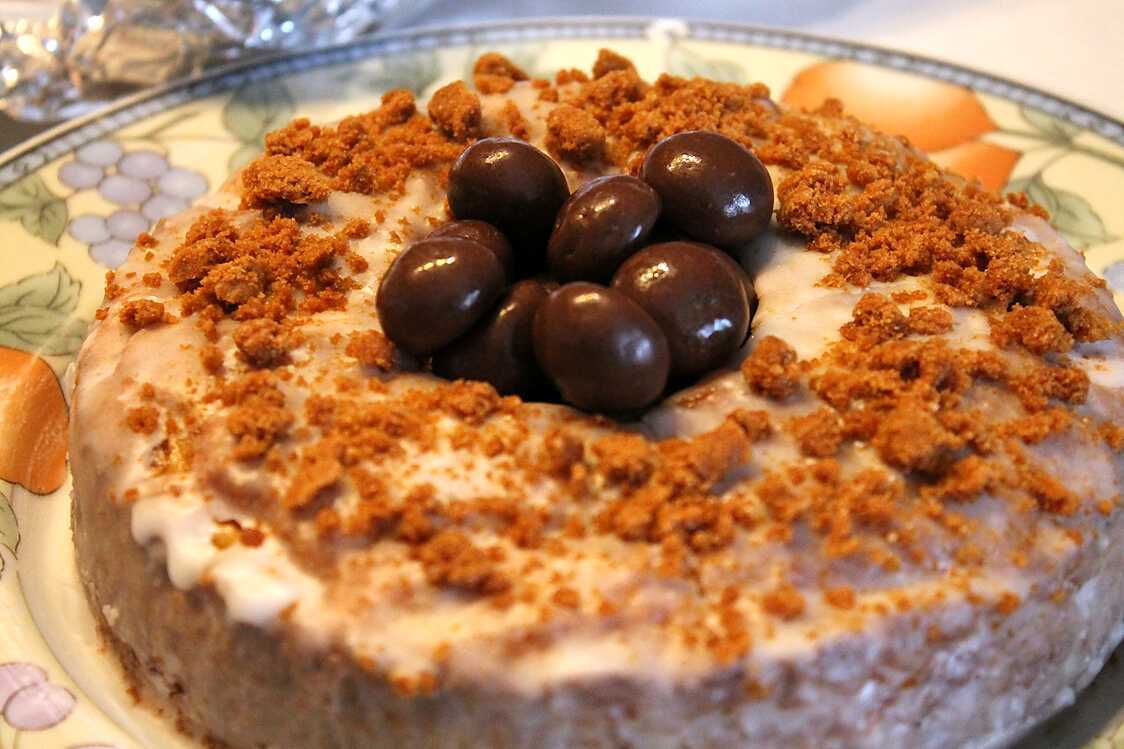 Recette de Nid de Pâque spéculoos et pomme