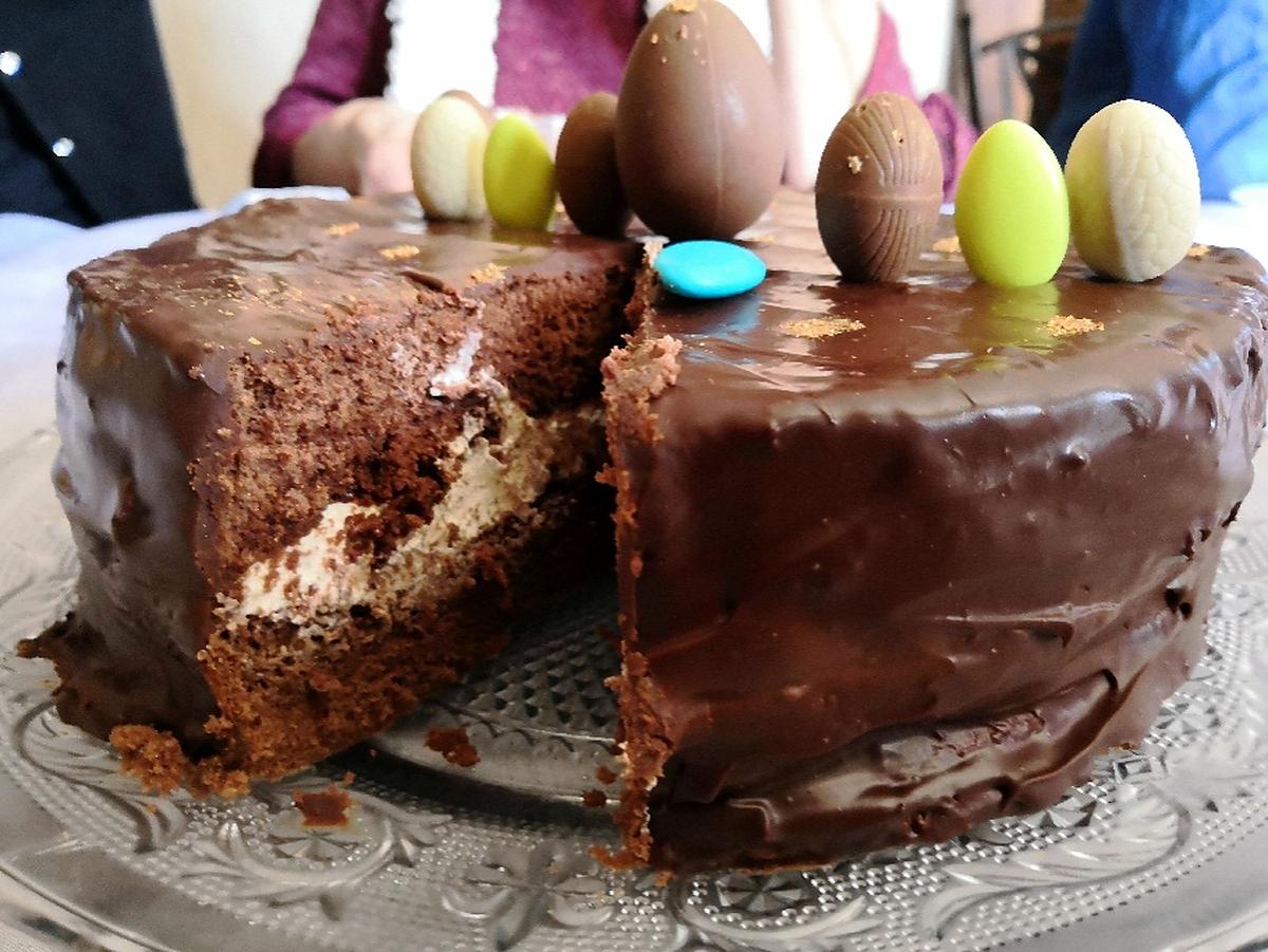 recette Gâteau façon Kinder "Happy Easter"