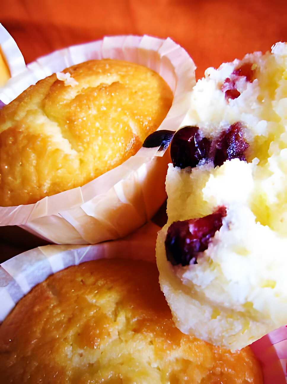 recette Muffins citron et cranberries