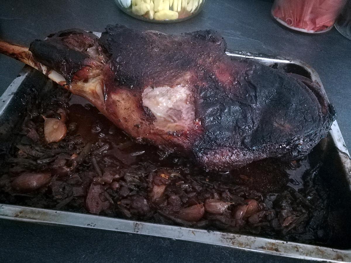 recette Gigot d'agneau de 5h aux miel et aux épices