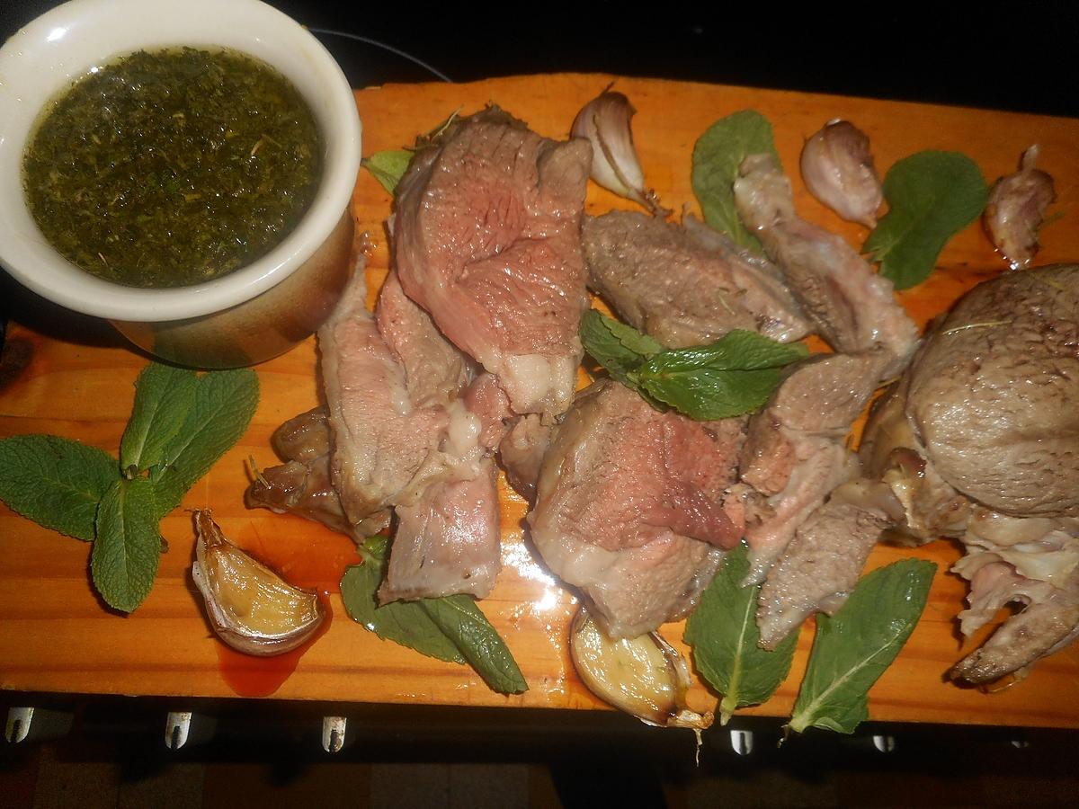 recette Gigot d agneau sauce à la menthe