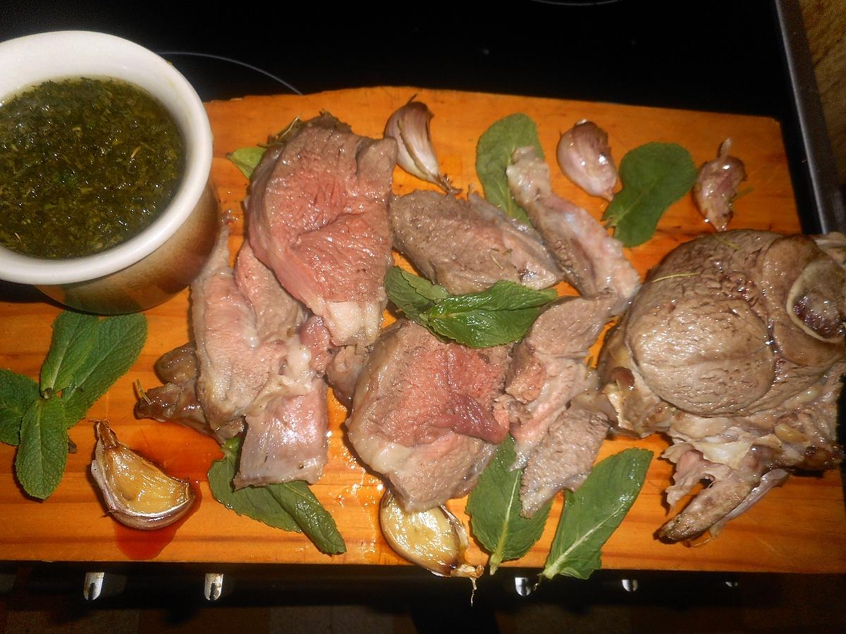 recette Gigot d agneau sauce à la menthe