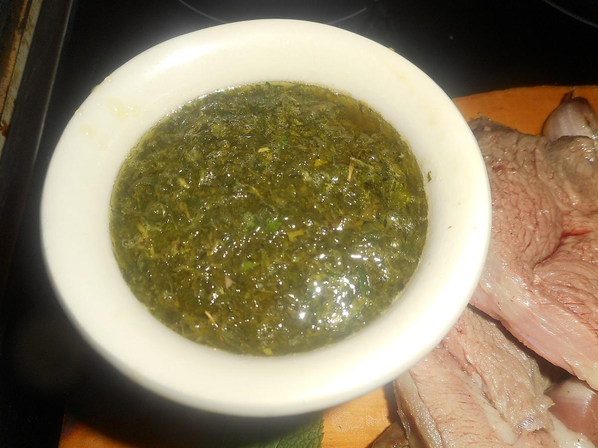 recette Gigot d agneau sauce à la menthe