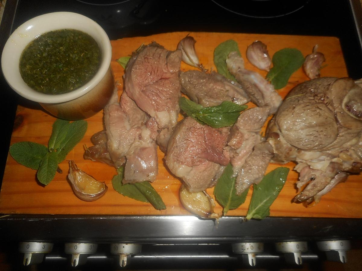 recette Gigot d agneau sauce à la menthe