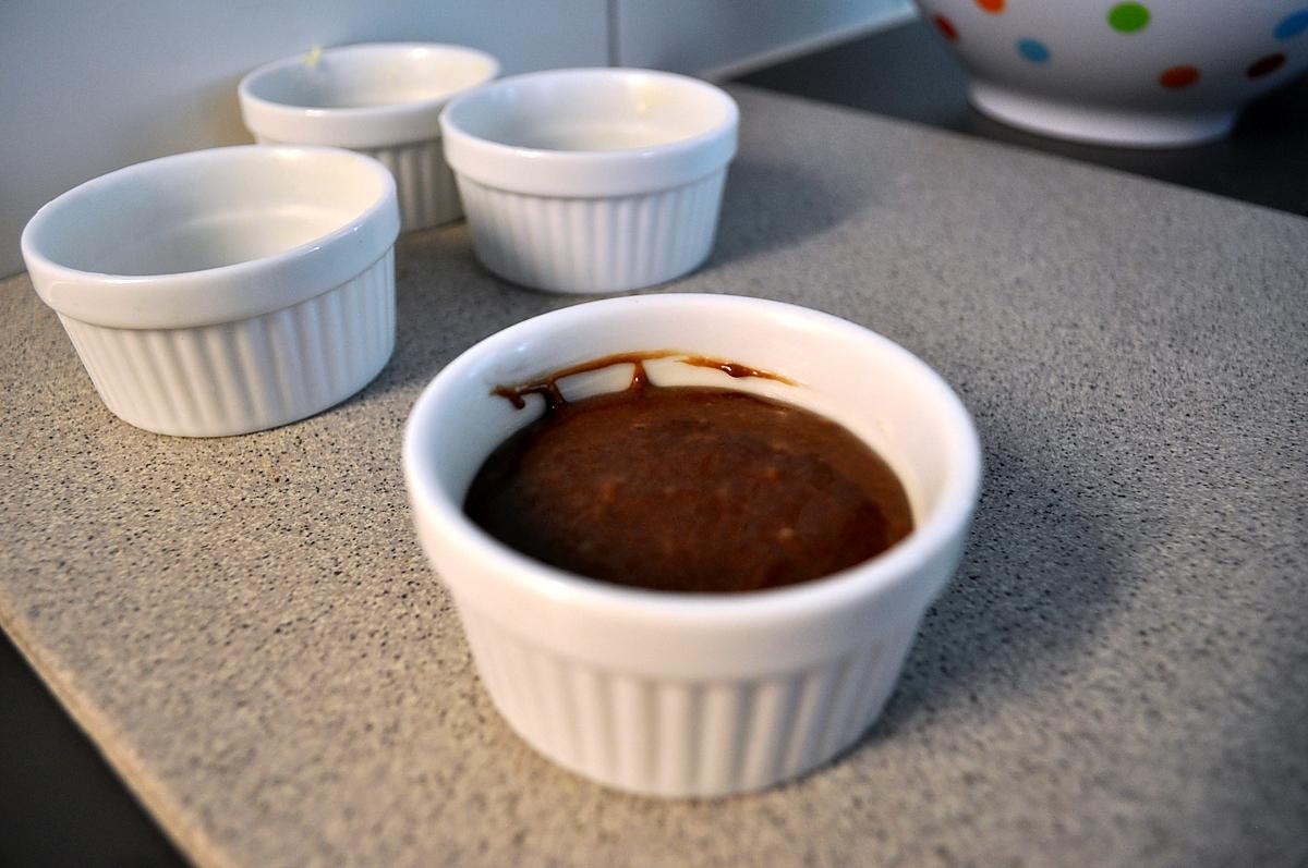 recette Fondant  Chocolat Cœur Coulant