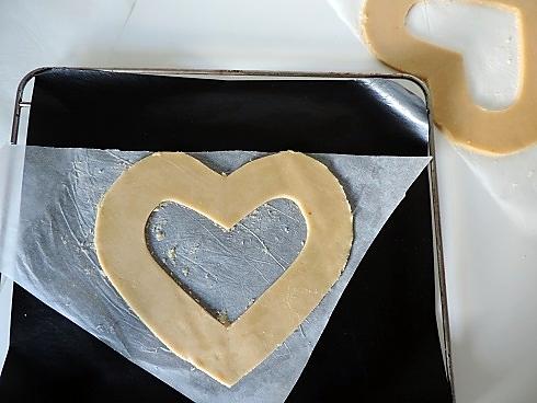 recette Un number cake revisité en heart cake!