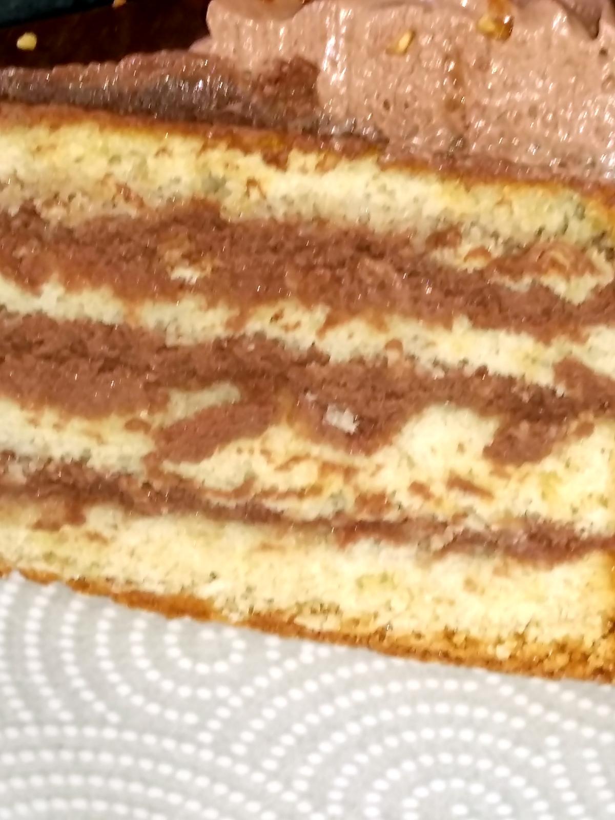 recette Layer cake kinder bueno