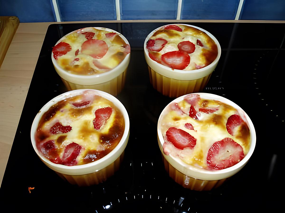 recette gratin de fraises