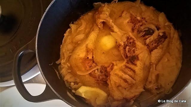 recette Poulet Yassa (Sénégal)