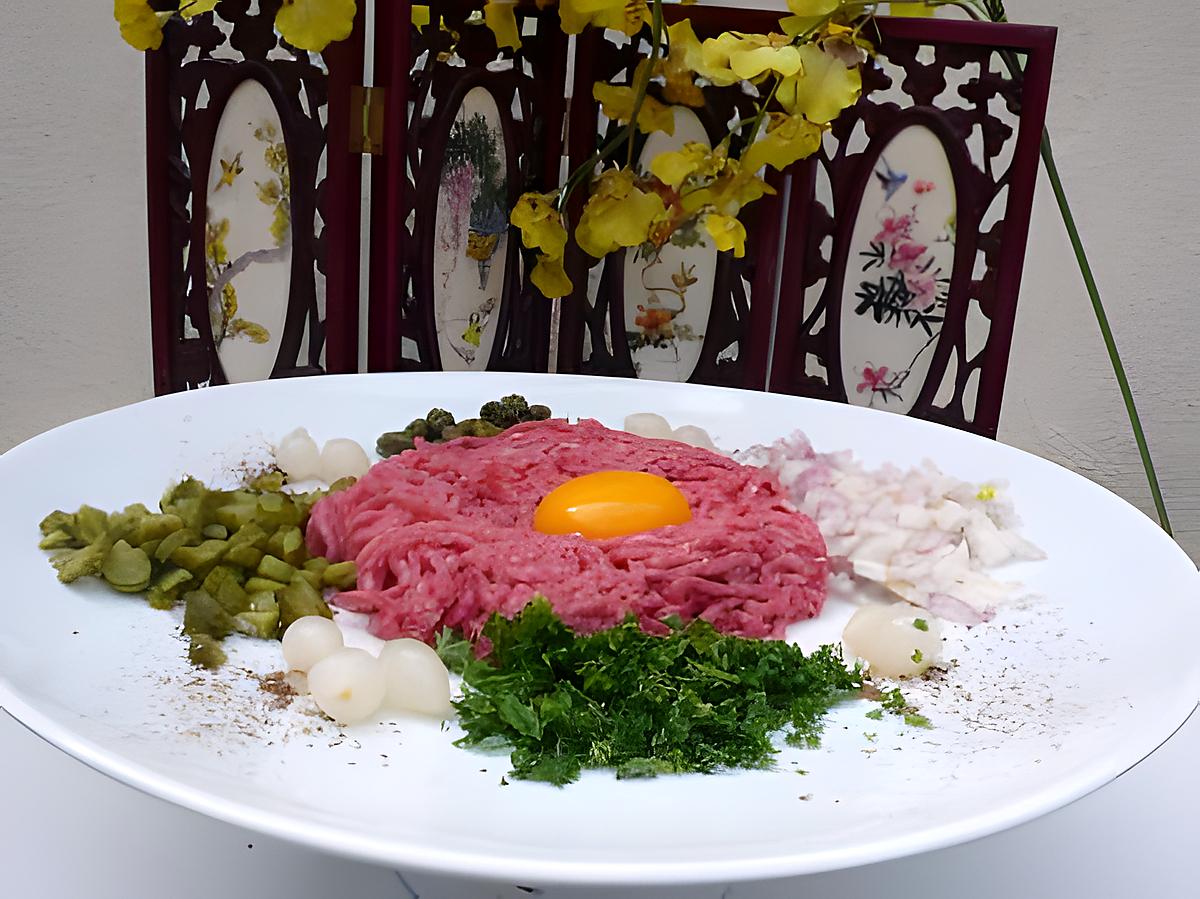 recette STEACK TARTARE