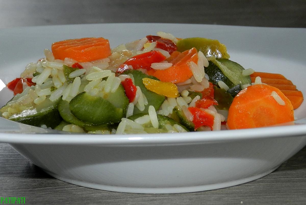 recette Riz pilaf aux légumes