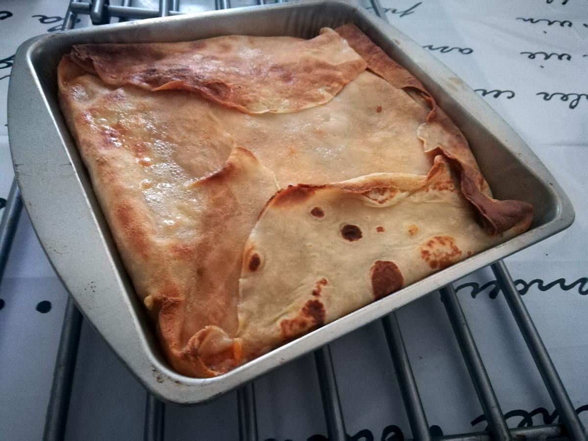 recette Lasagnes de crêpes a la bolognaise