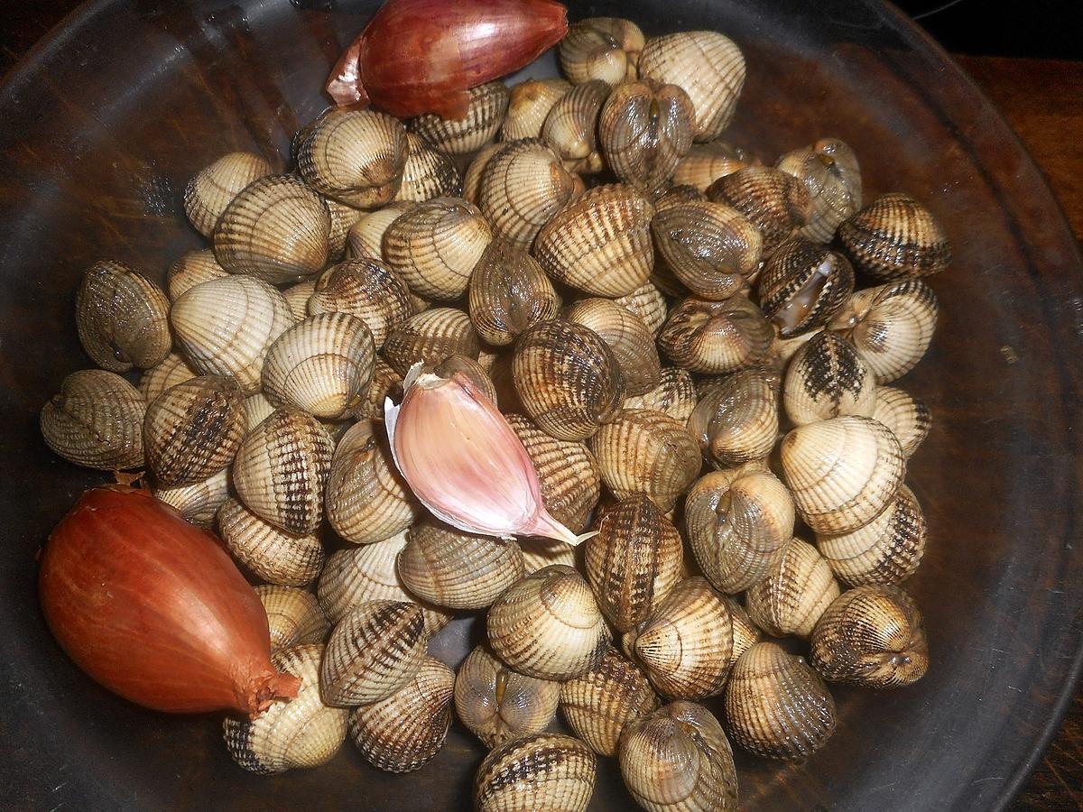 recette Spaghetti aux coques