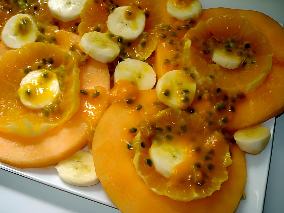 recette Carpaccio de fruits frais