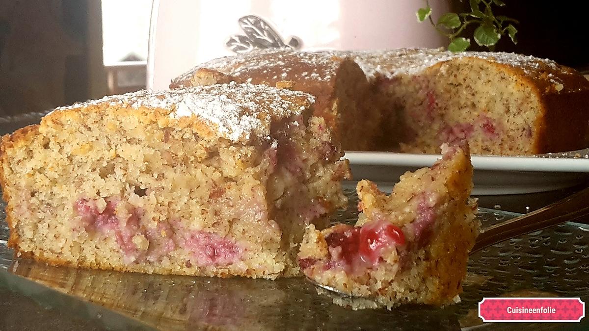 recette Gâteau ricotta amande framboise