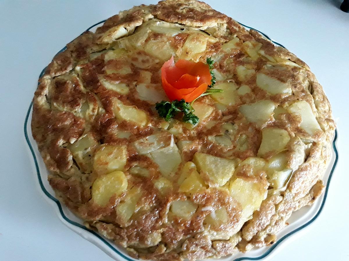 recette TORTILLA DE POMMES DE TERRE