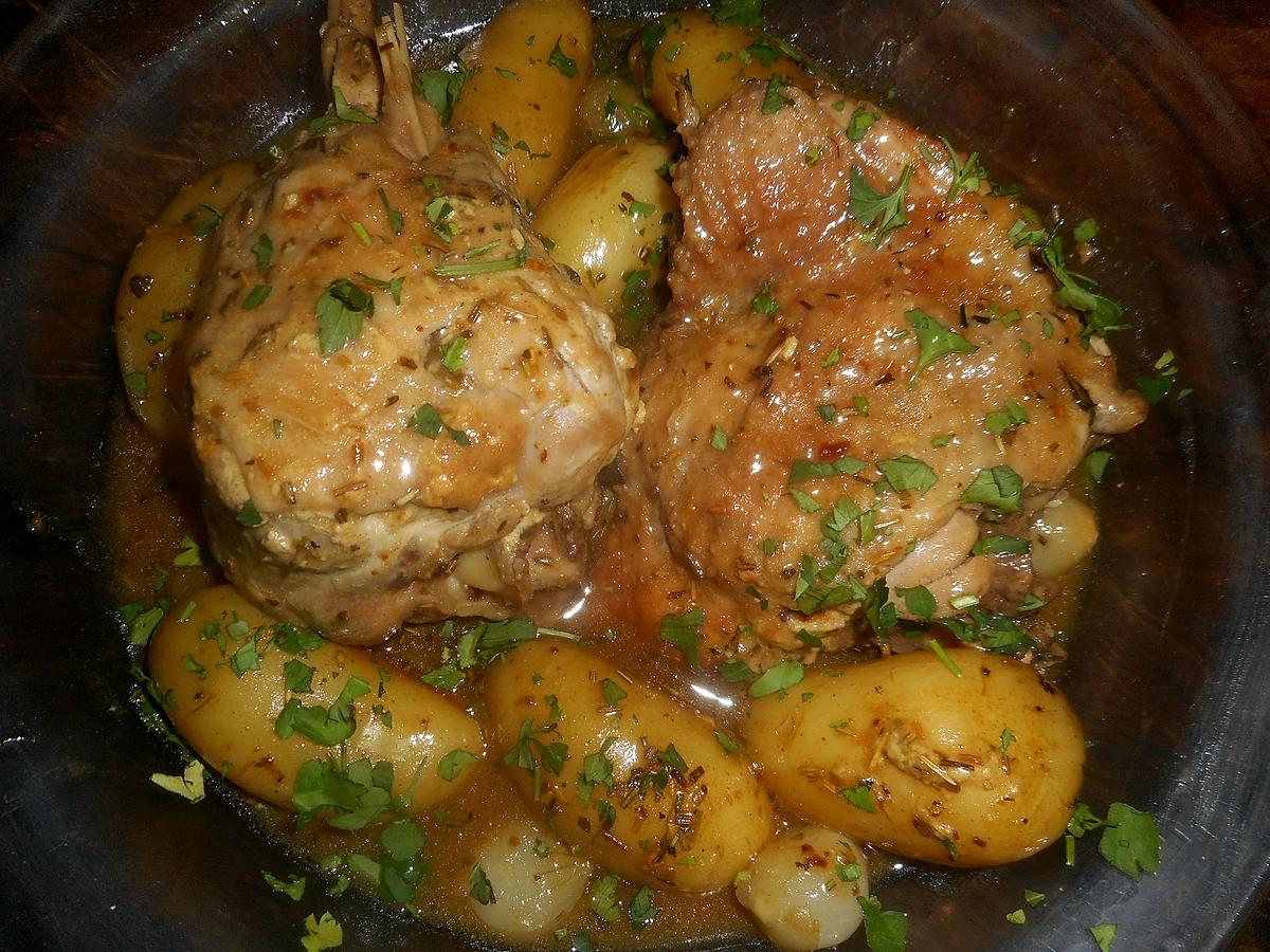 recette Cuisse de dinde fondante aux rattes