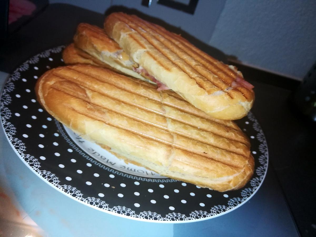 recette Panini croque monsieur pain au lait