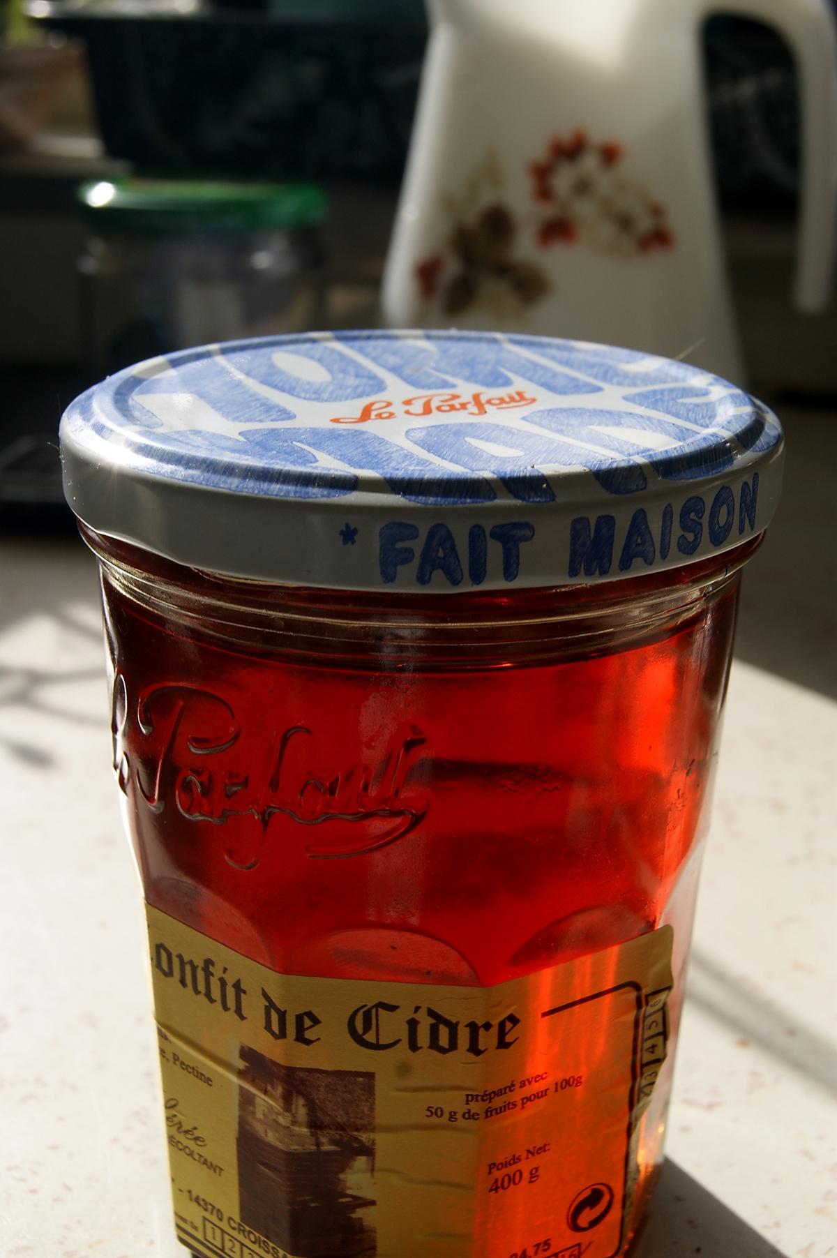 recette Gâteau mamette au confit de cidre