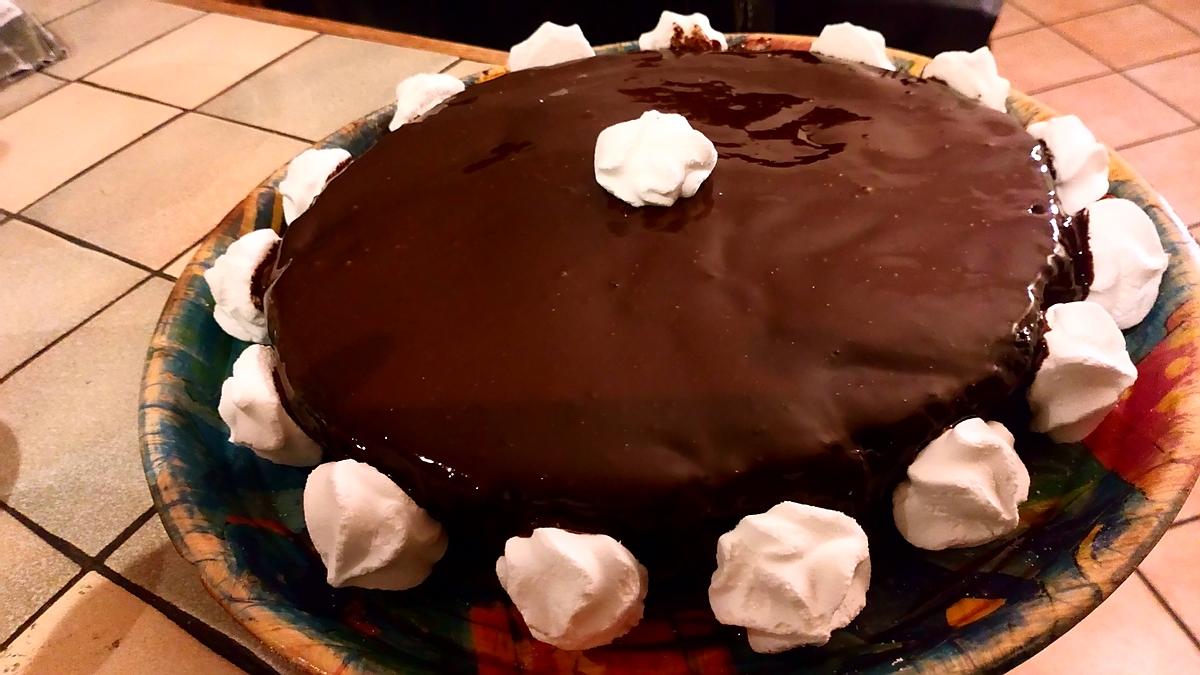 recette Gateau au chocolat meringue