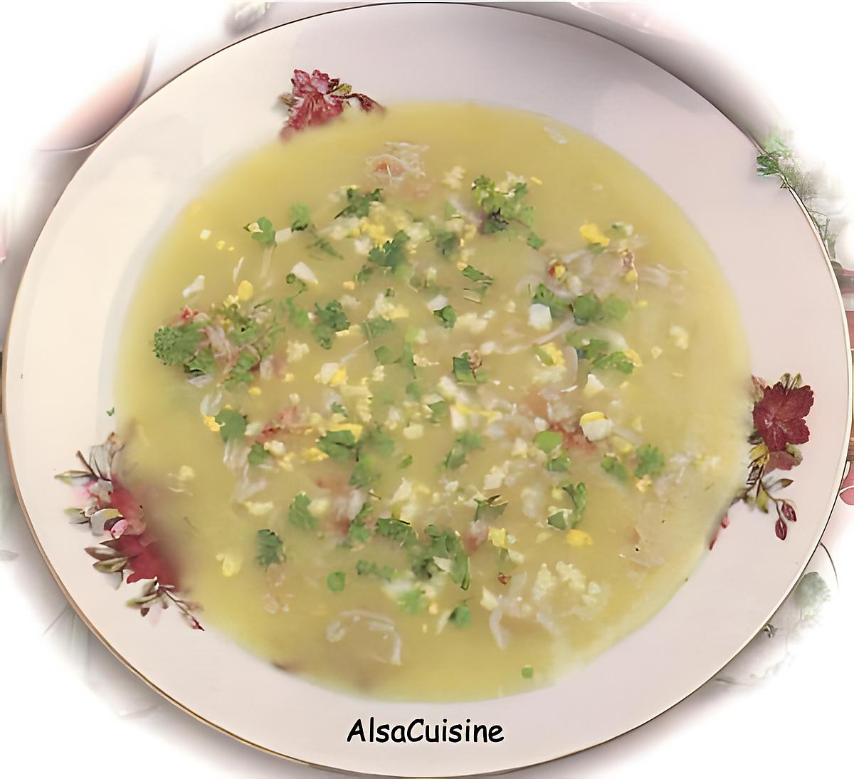 recette Velouté d'asperges vertes au crabe