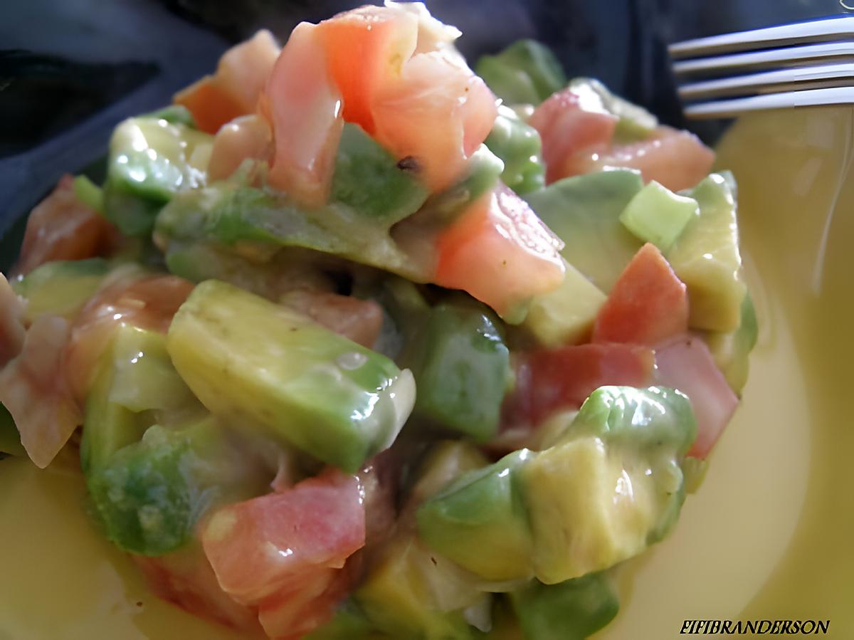 recette Salade de pringtemps a l'avocat