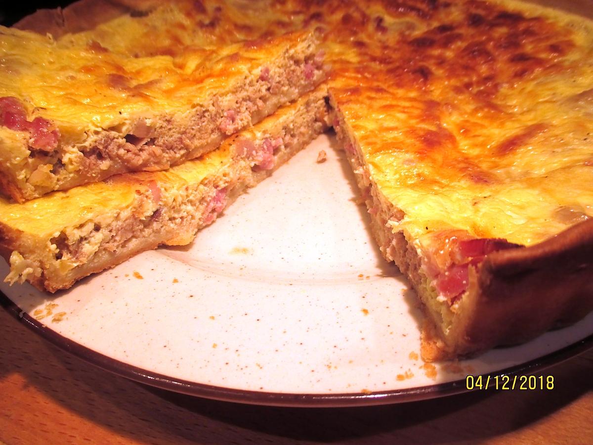 recette quiche au thon