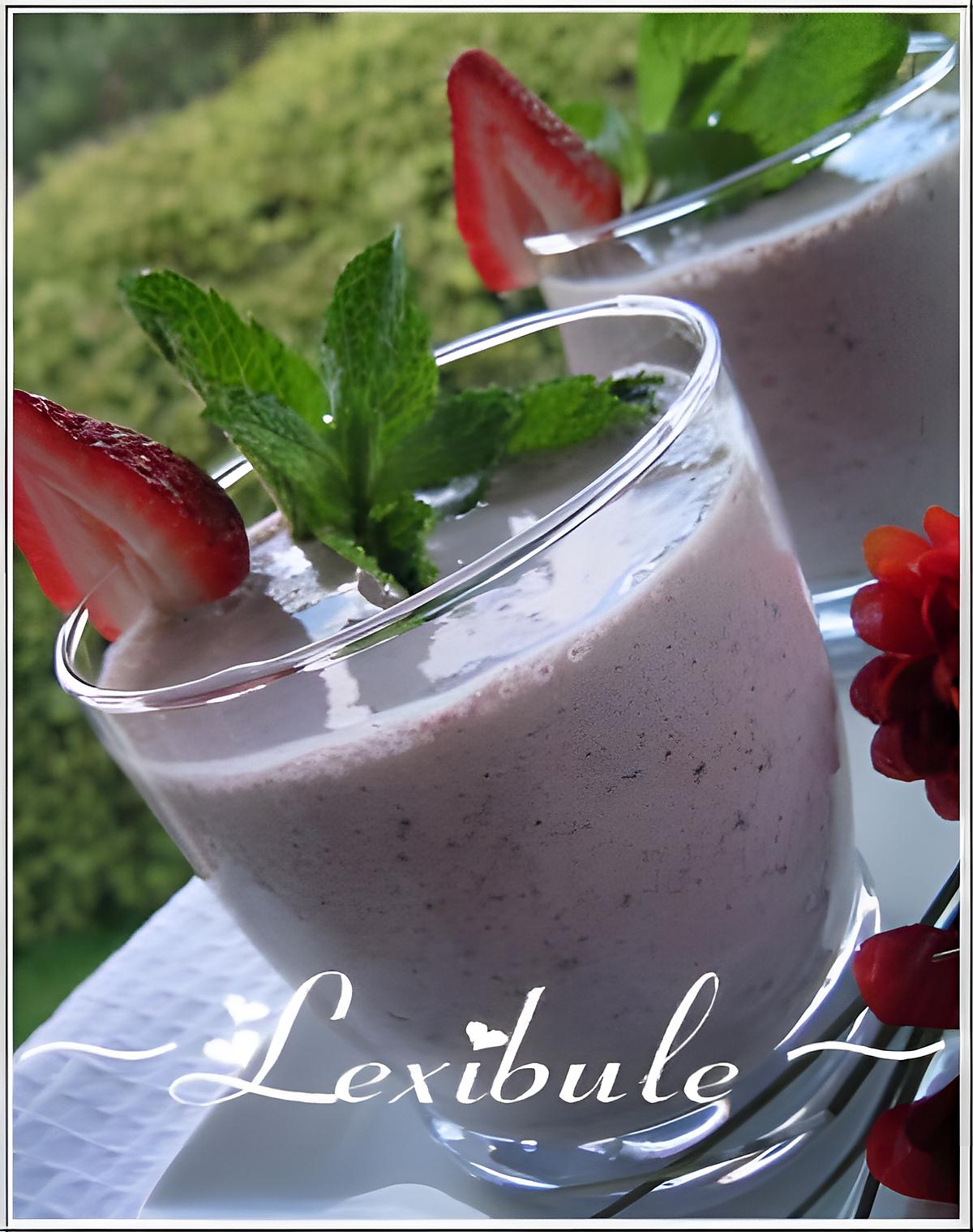 recette Fraises et menthe rafraîchissantes