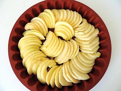 recette Flamusse aux pommes et ricotta, sans beurre