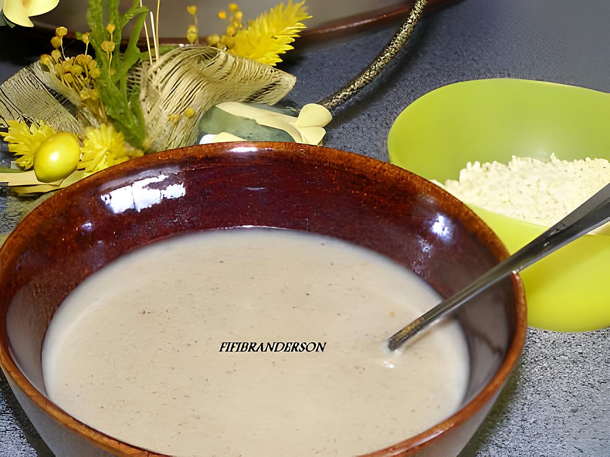 recette Potage aux champignons