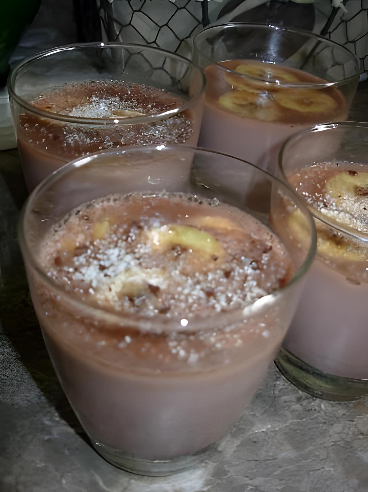 recette Panna cotta chocolat douceur caramel