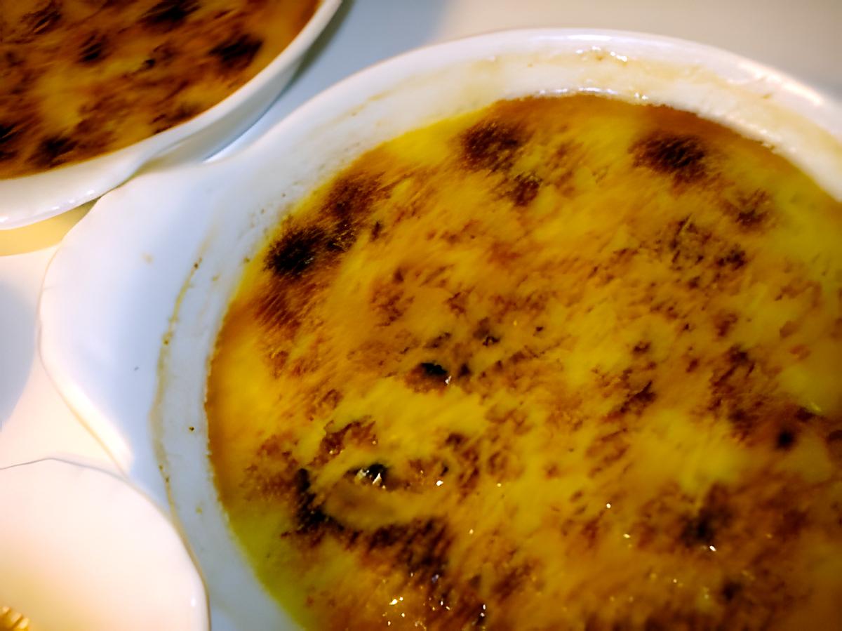 recette Crème brûlée à la vanille