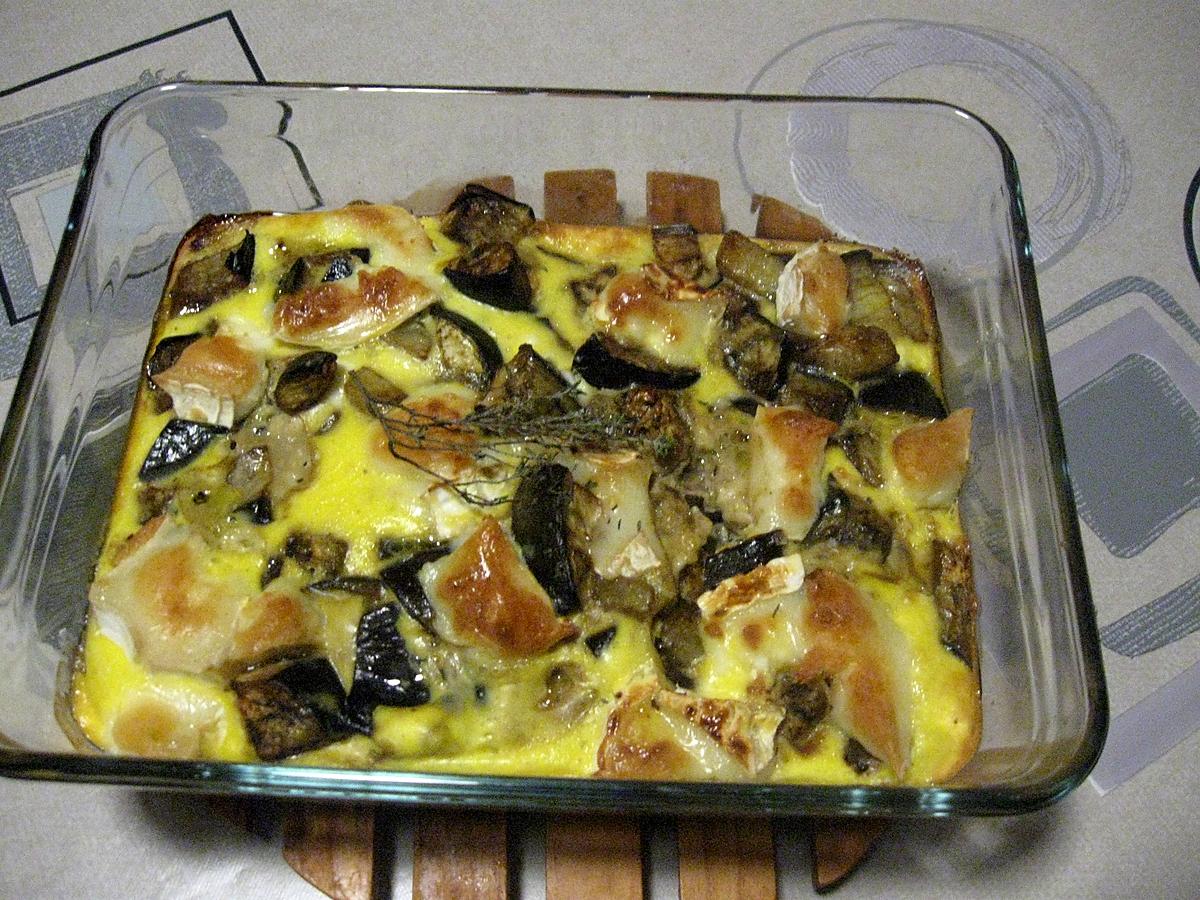 recette Clafoutis aux aubergines