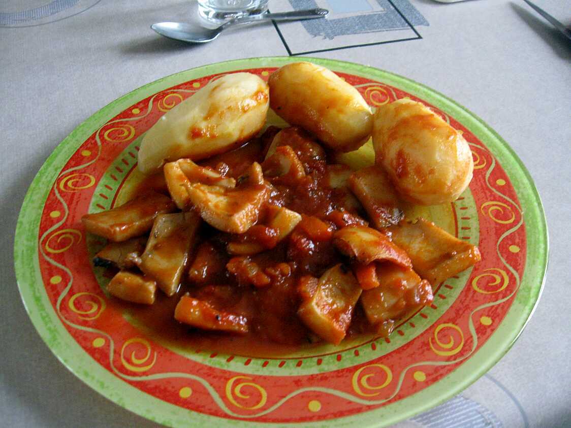 Recette de Seiches à l'américaine